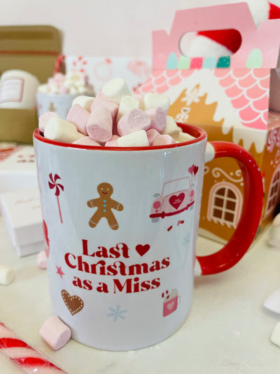 Gingerbread Last Christmas As a Miss Christmas Mug (red)