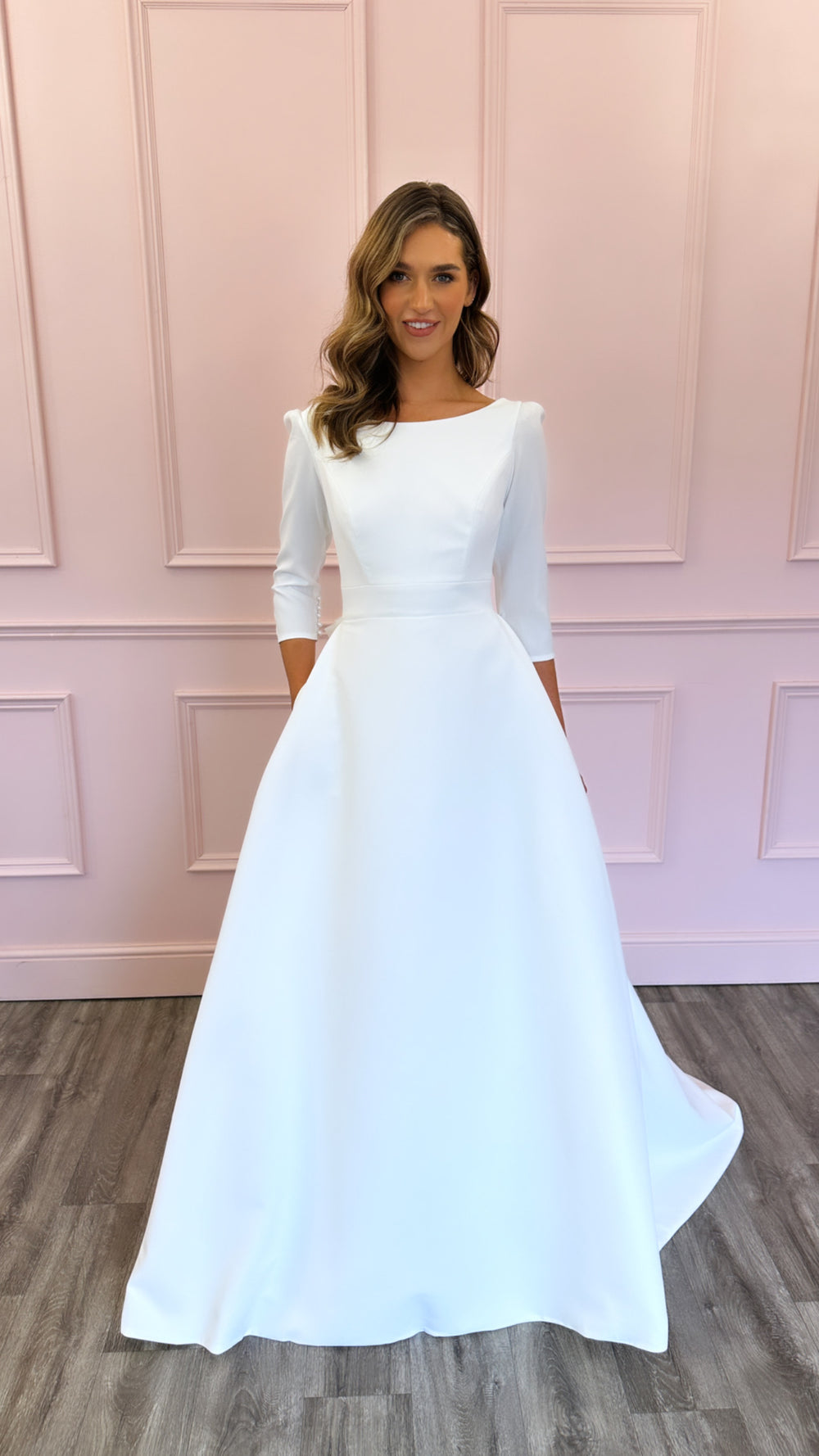 sachin and babi light blue dress Long Sleeve Wedding Dresses & Lace Bridal Gowns, Millybridal UK main image 0