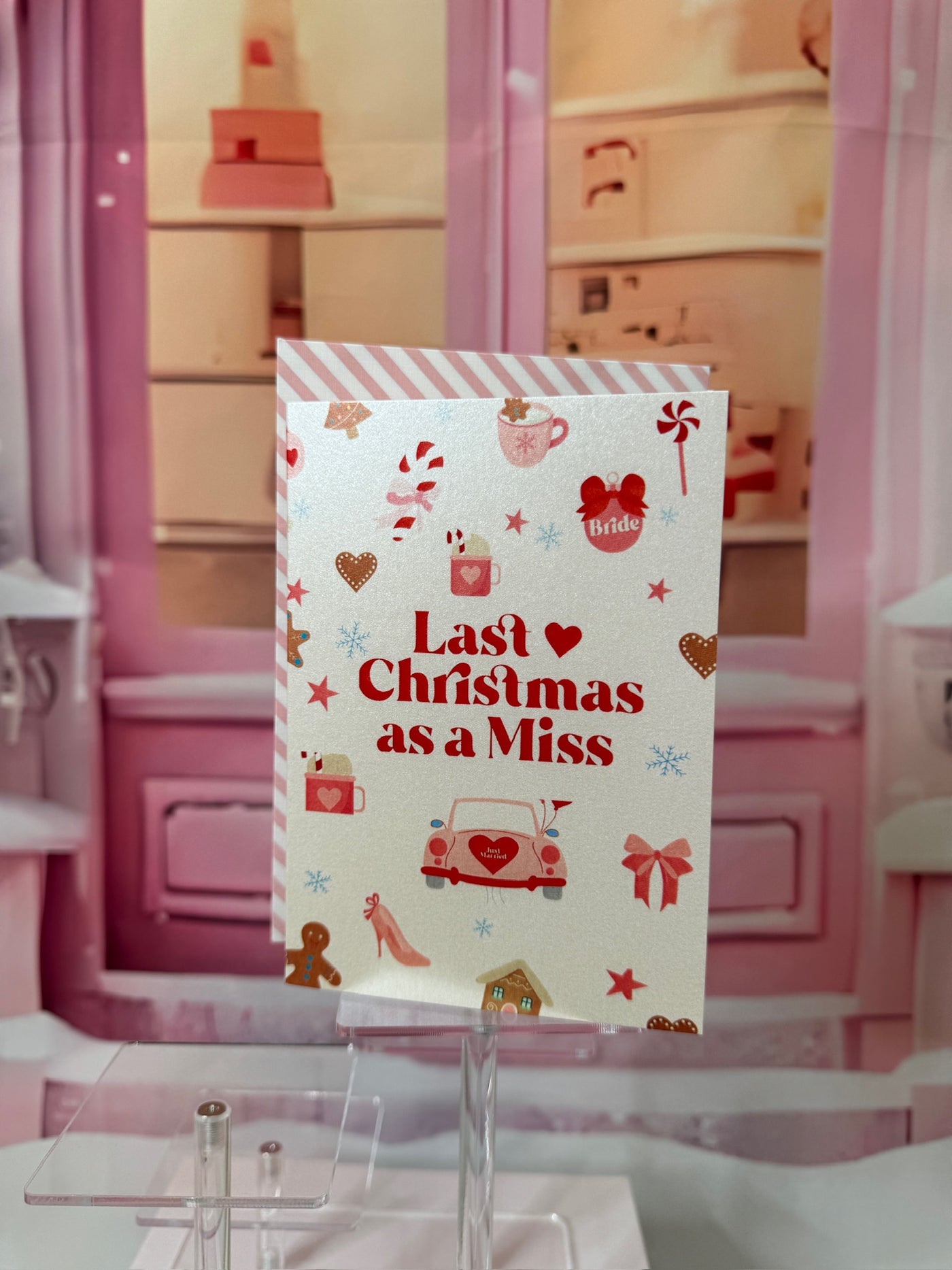 Gingerbread Last Christmas As a Miss card