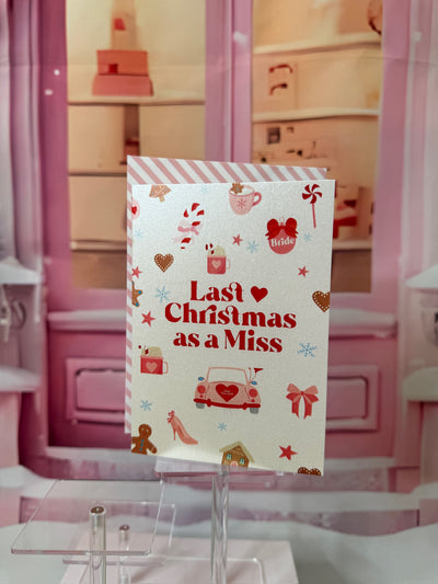 Gingerbread Last Christmas As a Miss card