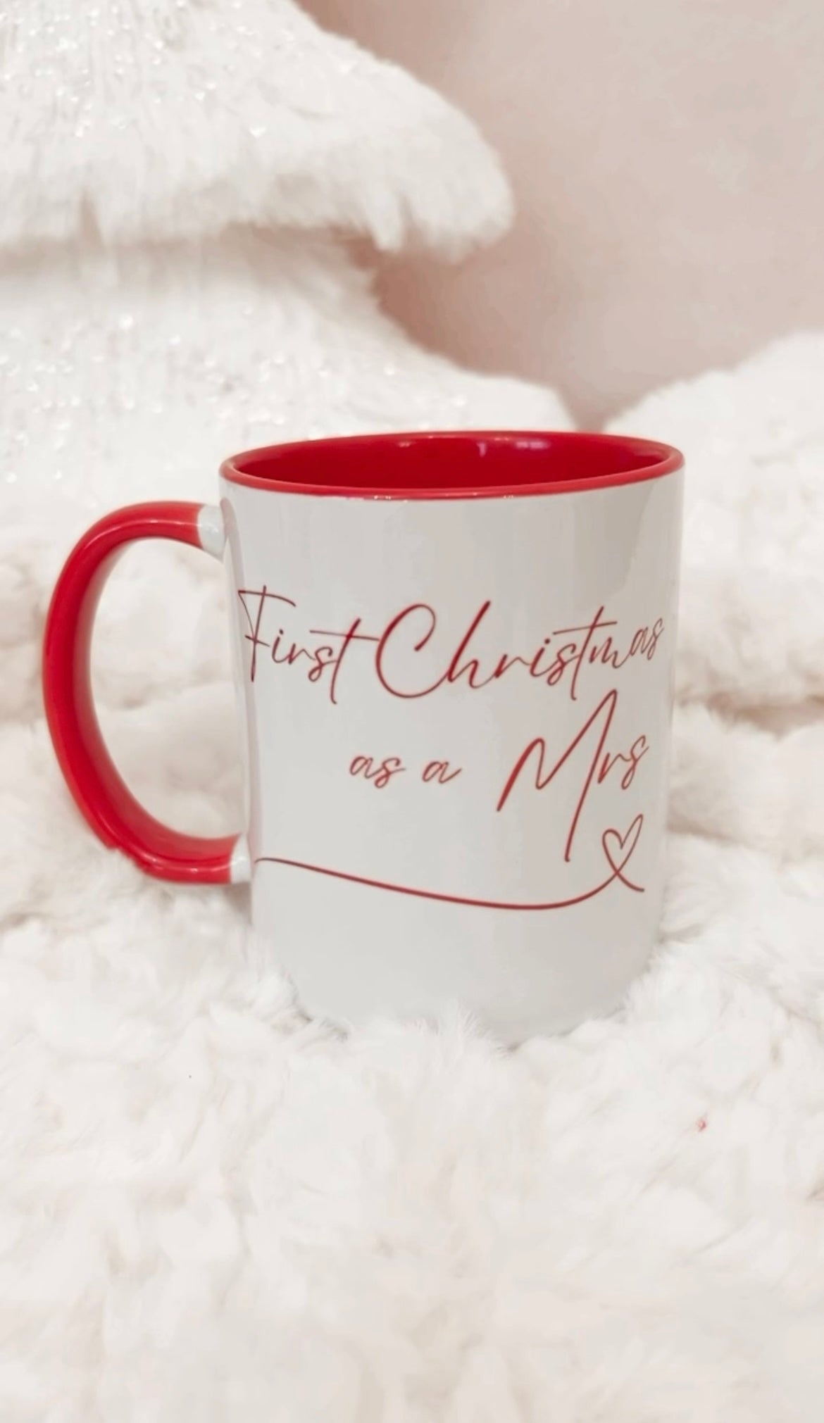 First Christmas as a Mrs mug