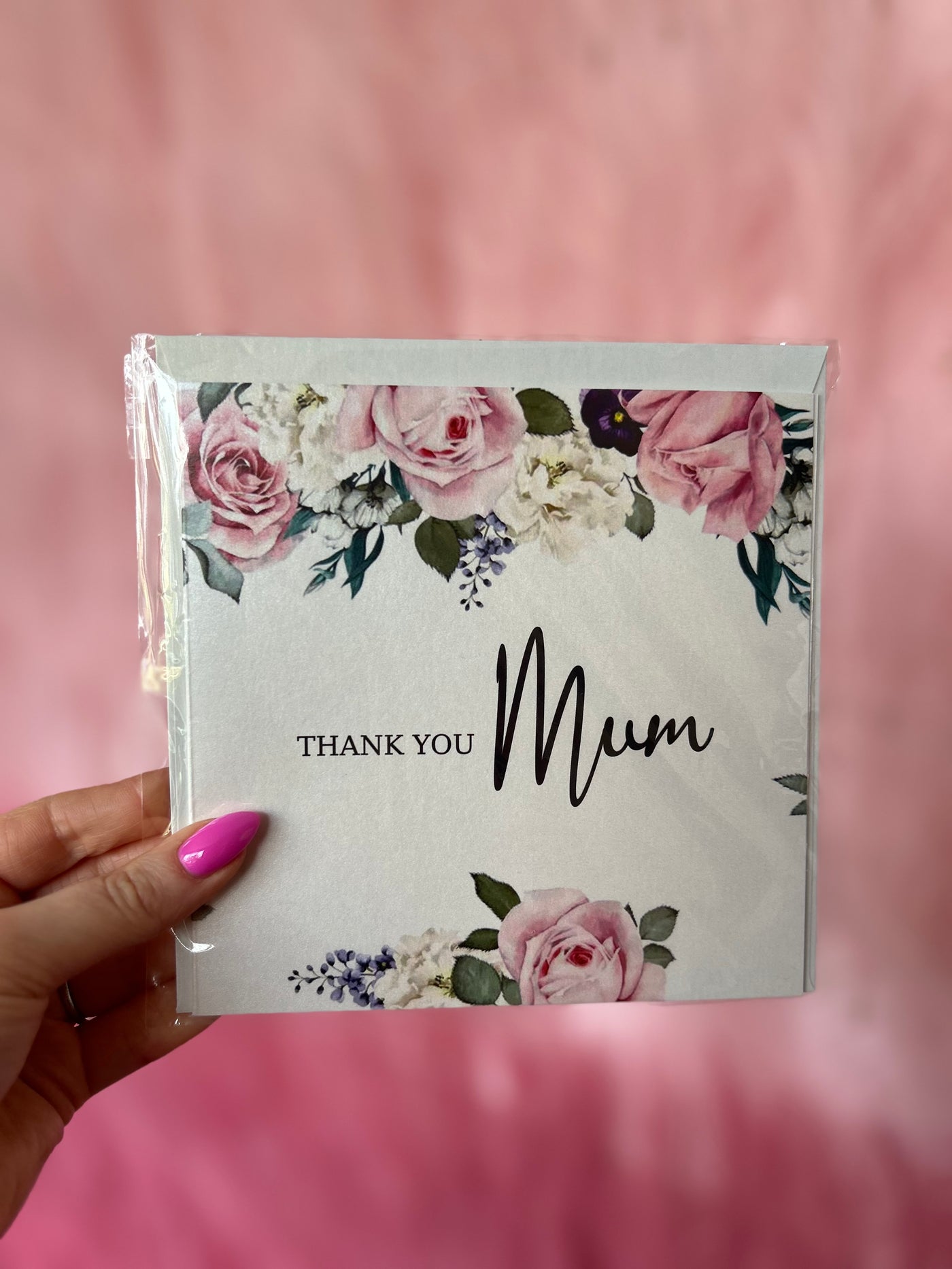 Thank you Mum card