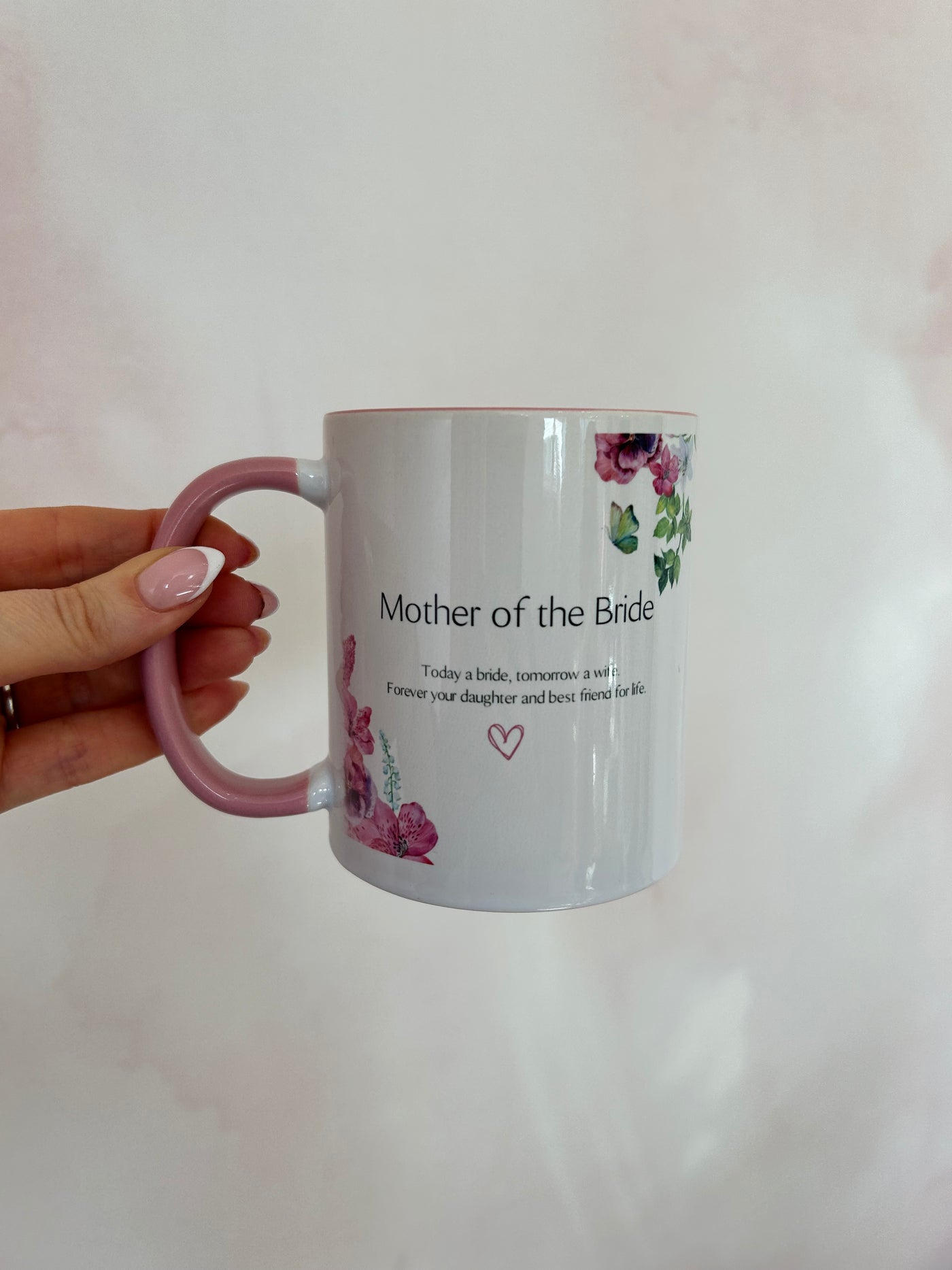 Mother of the Bride Floral Mug