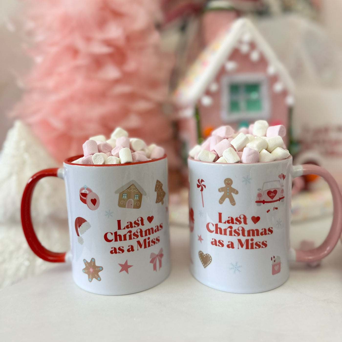 Gingerbread Last Christmas As a Miss Christmas Mug(pink)