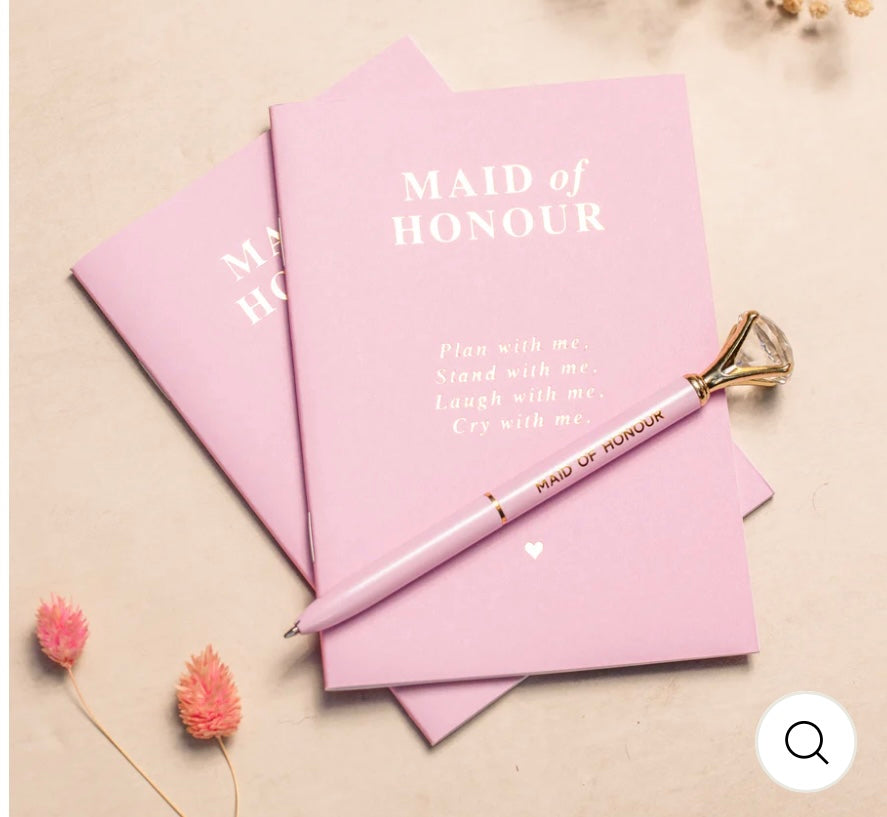 Maid of Honour Notebook