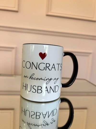 Congrats on becoming my husband mug