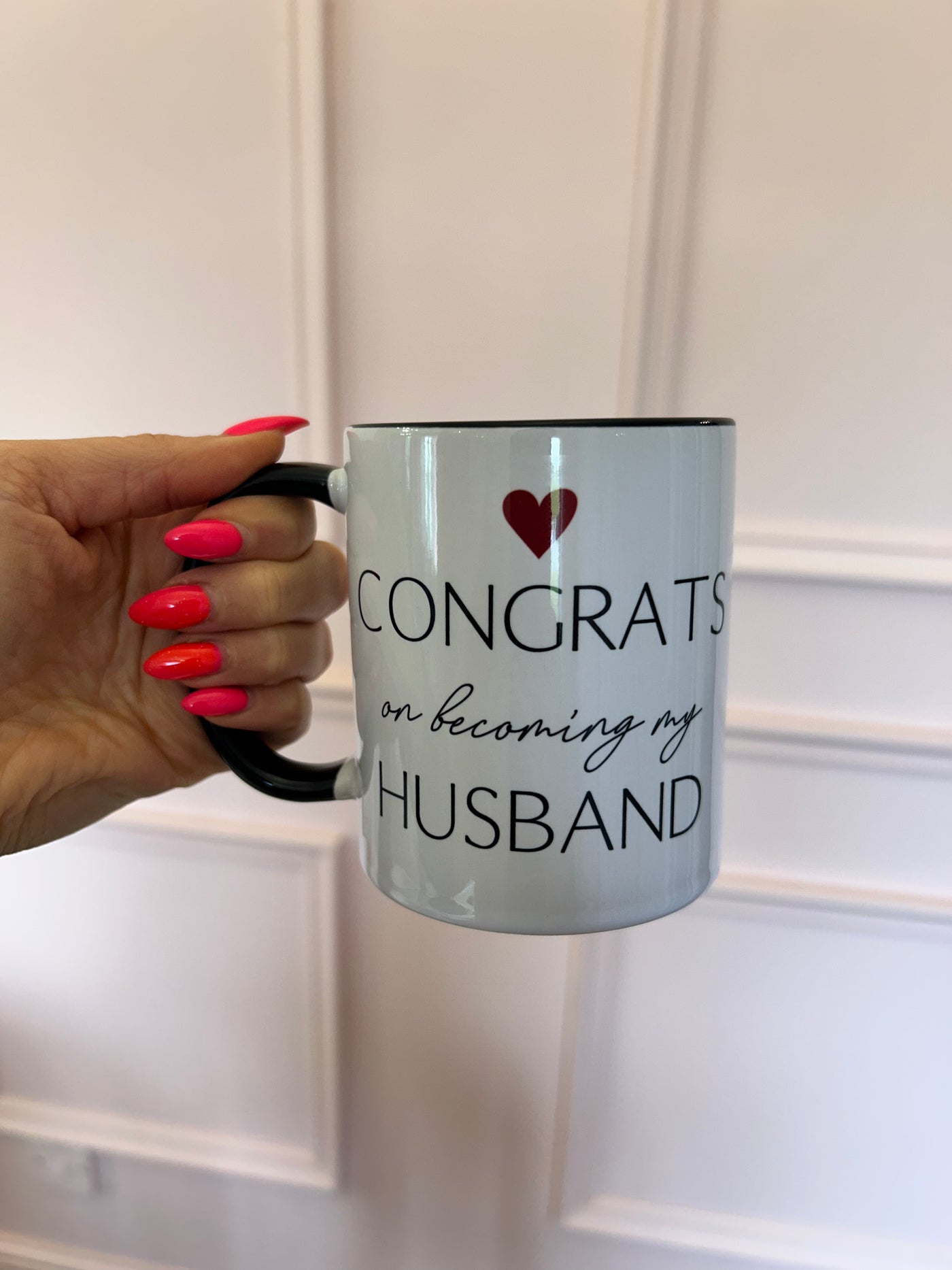 Congrats on becoming my husband mug