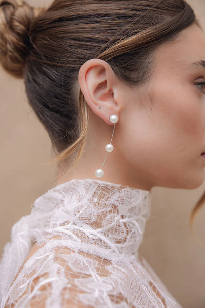 Ava Freshwater Pearl Drop Earrings