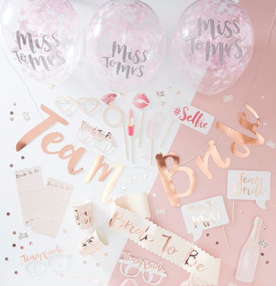 Hen Party In A Box - rose gold