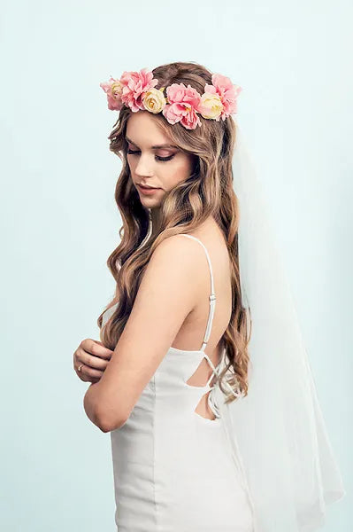 Flower Crown with Veil