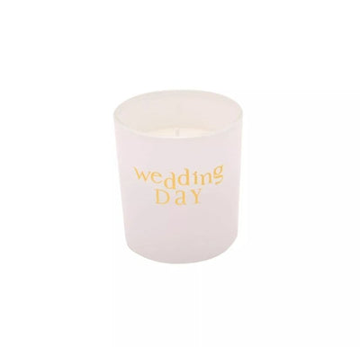 Confetti Wedding Day candle