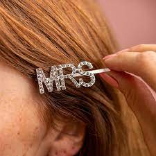 Mrs Diamanté Hair Slide