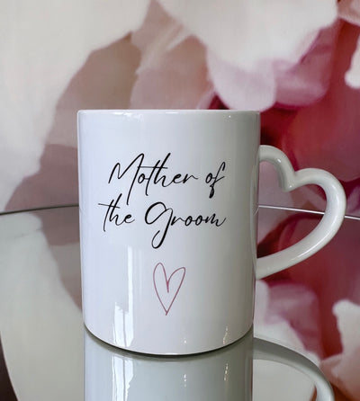 Thank You Mother Of The Groom Mug (Heart Handle)