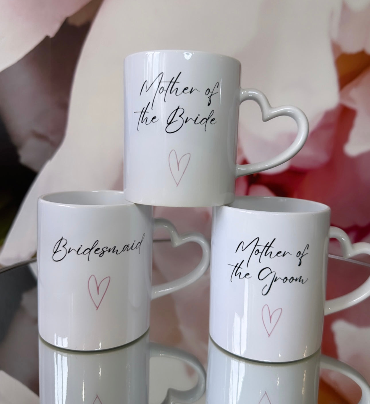 Bridesmaid Mug- Heart Handle