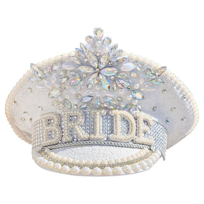 Bride to be hen party glitter hat