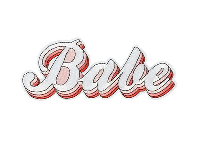 Babe Iron on Patch