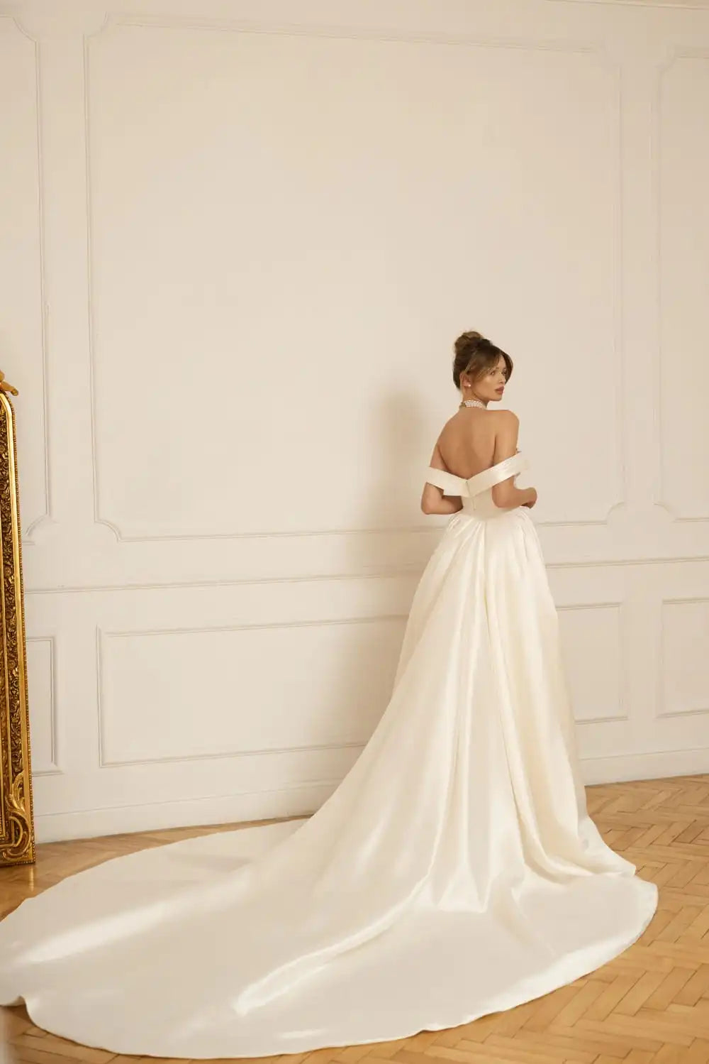 Detachable overskirt - off the rack wedding dress