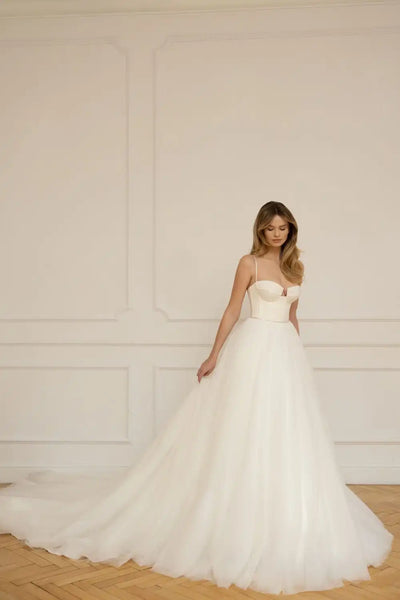 Off the peg ballgown wedding dress