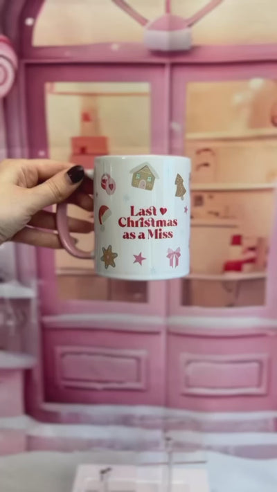 Gingerbread Last Christmas As a Miss Christmas Mug(pink)