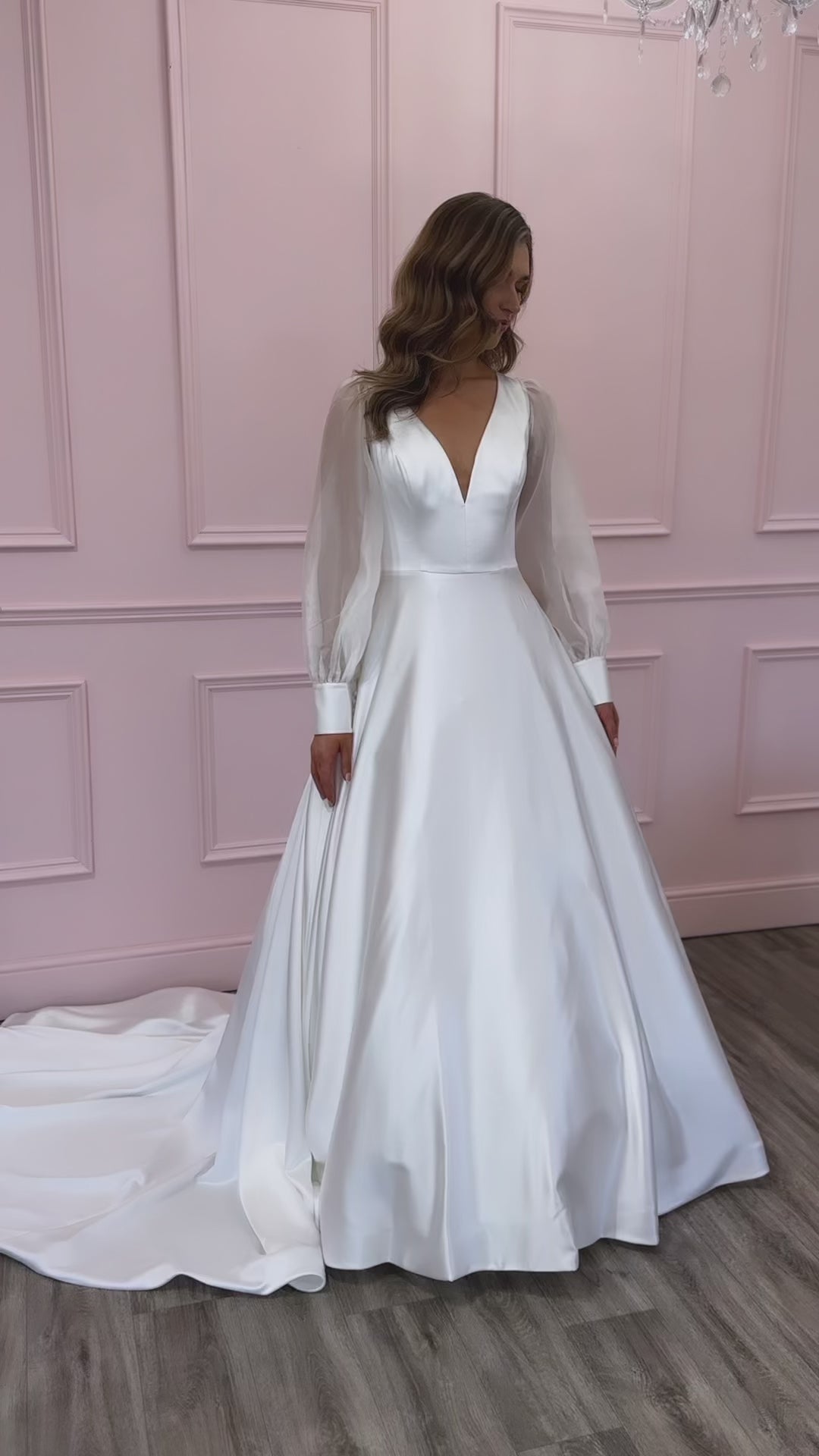 Simple Ballgown Wedding dress 