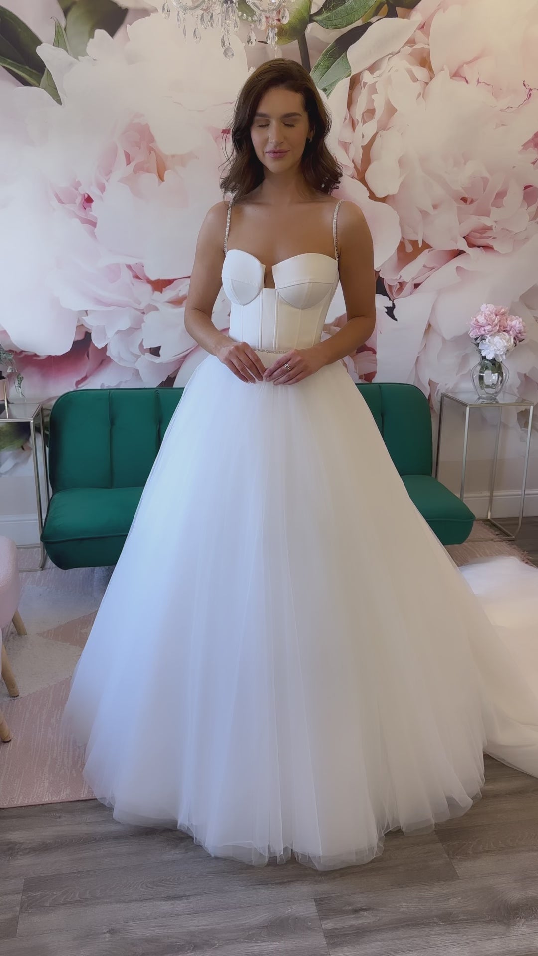 Off the rack tulle ballgown