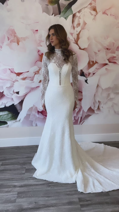 Bridal Dress with Long Sleeves