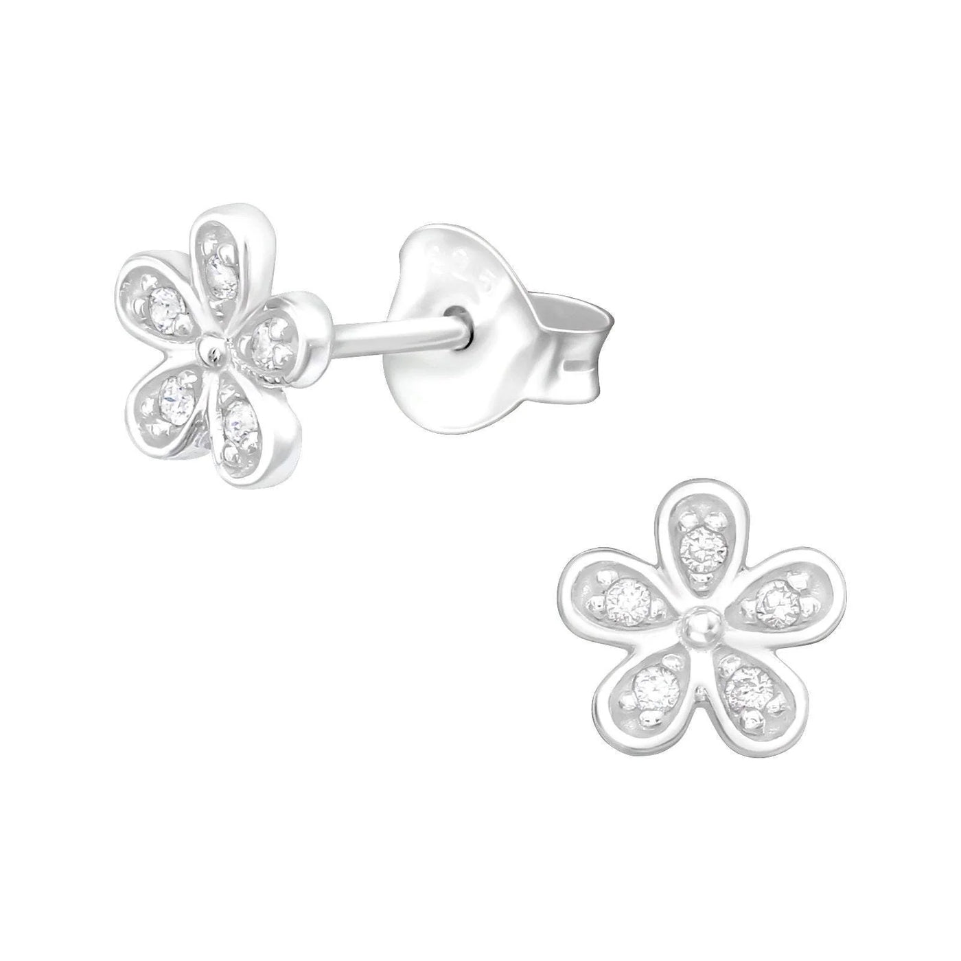 Flower Girl Flower Earrings