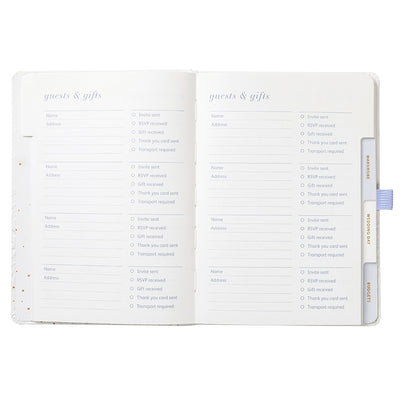 Wedding Planner Organiser With Sections 