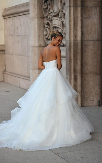 Plain Wedding Dress for Modern Bride - off the peg