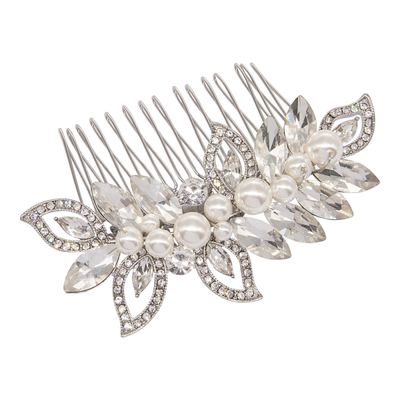 Mila Pearl Shimmer Hair Comb