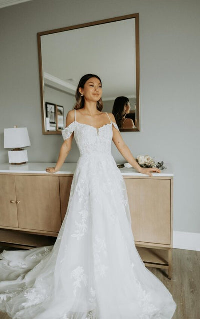 Romantic Lace Wedding dress - off the rack wedding dress
