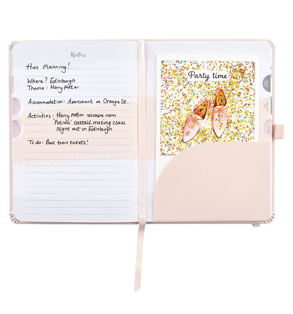 Notebook for Bridesmaids With Sections 
