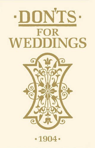 Don'ts For Weddings - Book