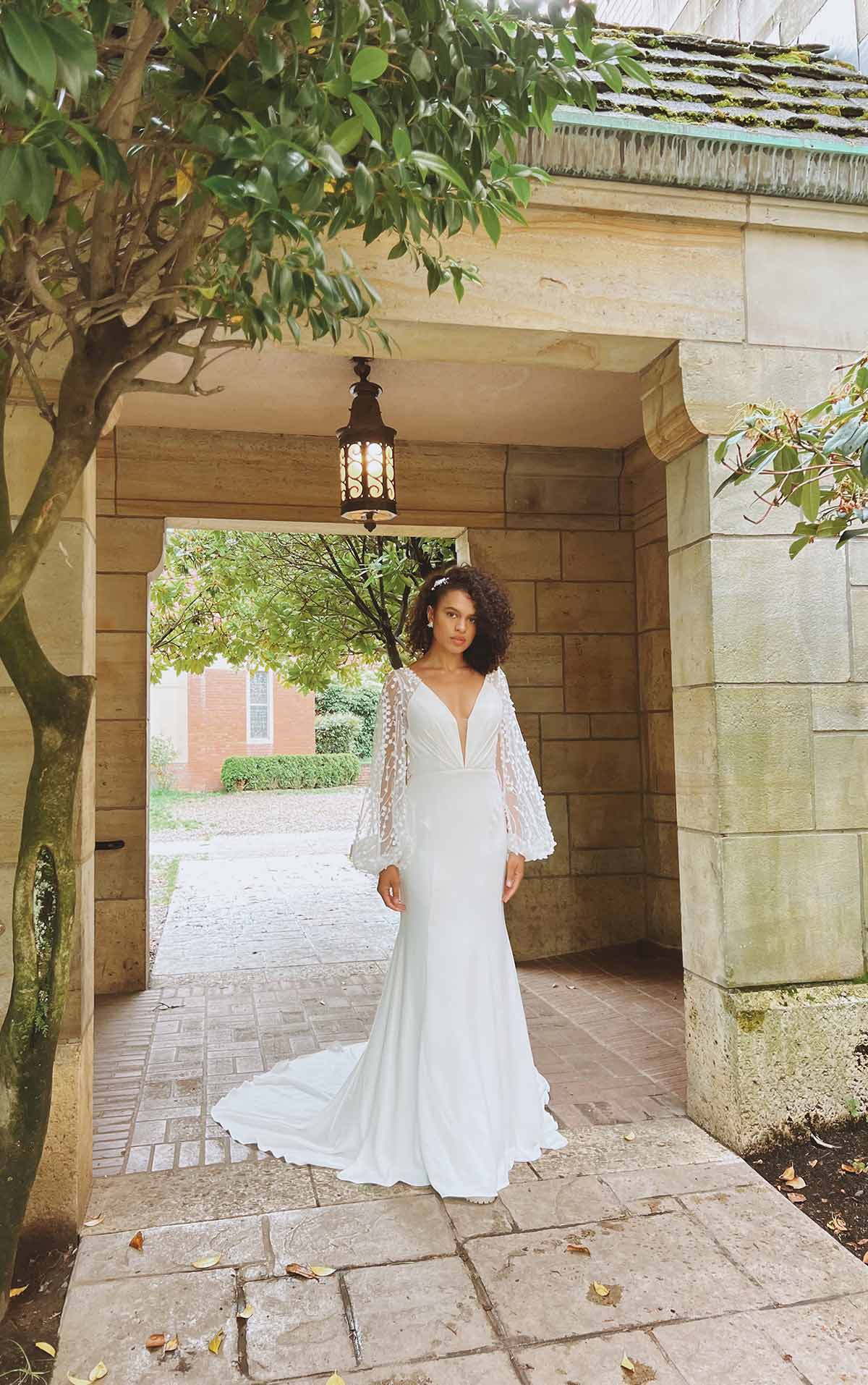 Off the rack Long sleeve wedding dress