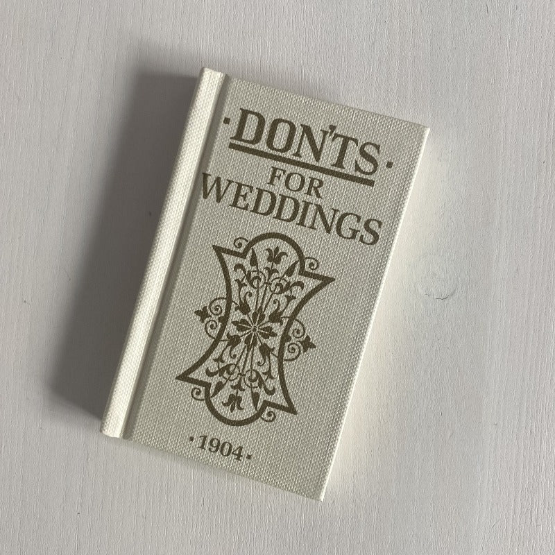 Don'ts For Weddings - Book
