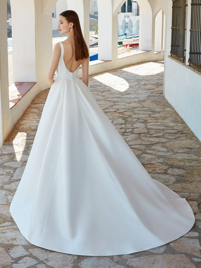 Open Back wedding ballgown 