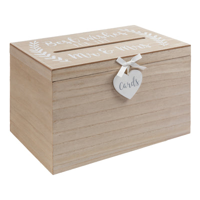 Wooden Card Box for Wedding Cards