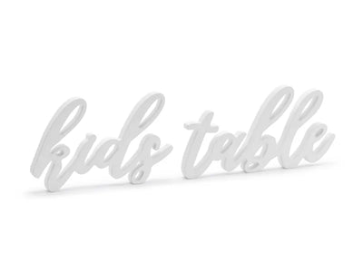 Wooden Kids table sign