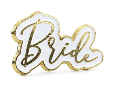Bride enamel pin