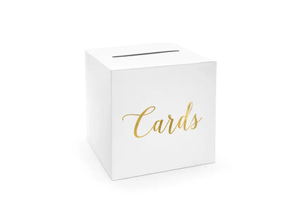 Wedding card box Gold