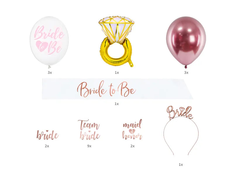 Wedding party box Bride To Be, mix
