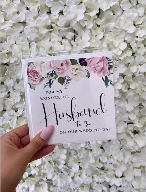 Wonderful Husband Wedding Day Card 