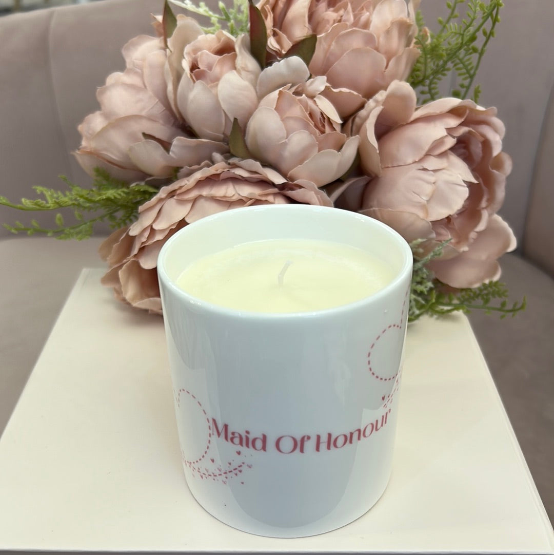 Love Collection Maid Of Honour Candle