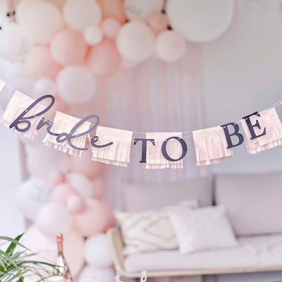 Bride To Be Hen Party Bunting with Tassel Garland