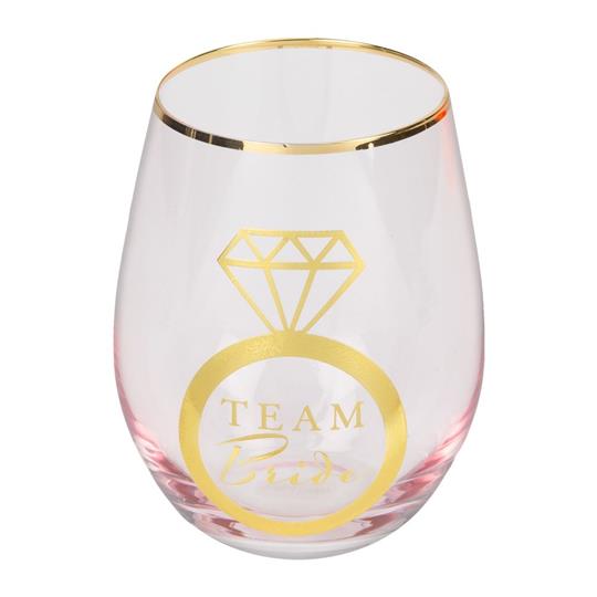 Team Bride Wine Glass