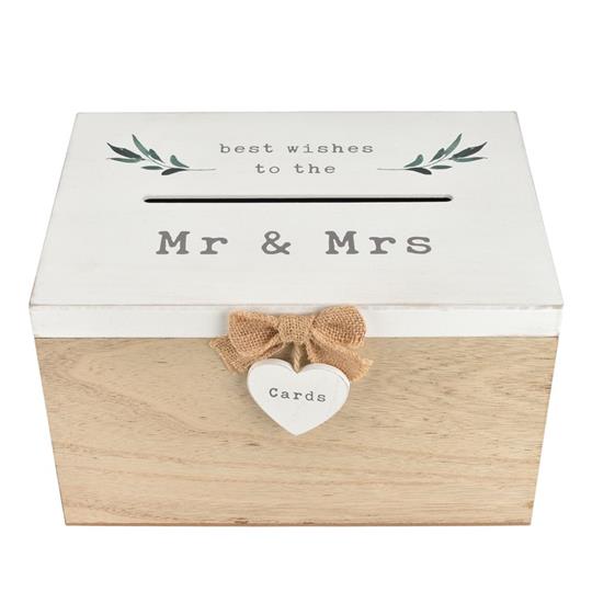Love Story Wedding Day Card Box